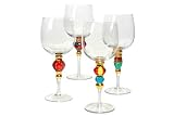 Artland Splendor Set/4 Assorted Goblet