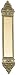 Brass Accents A04-P8600-613VB Venetian Bronze LEnfant L?Enfant European Push Plate - ...