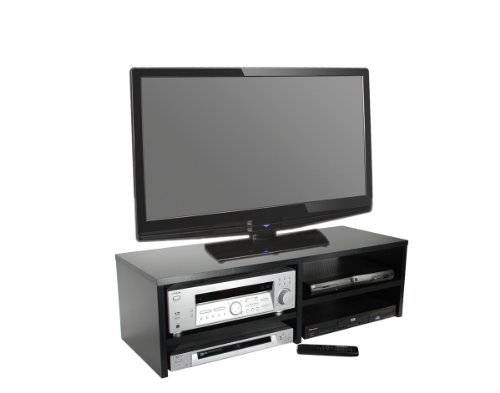 OFC Express TV Stand and Component Organizer 38 x 14 x 11.5, BLACK