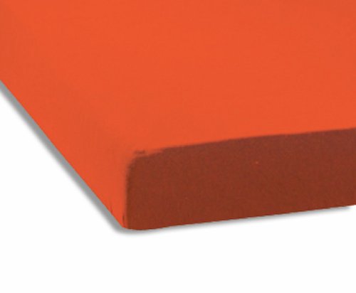 Kinzler C-03136/38 Baumwoll-Jersey Spannbetttuch, 180-200 x 200 cm, terra