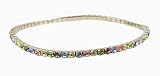 Anklet - Swarovski (tm) Crystal Stretch ~ Pastel