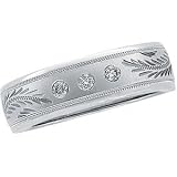 14K White Gold Diamond Duo Ring