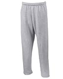 Gildan OPEN LEG Cotton/Poly Sports Sweatpants -Sports Grey Color