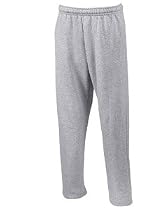 Gildan OPEN LEG Cotton/Poly Sports Sweatpants -Sports Grey Color