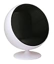 Eero Aarnio Style Ball Chair Black Fabric