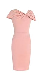 Slit Short Sleeves Cotton Bodycon Dress 