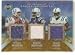 2007 Artifacts NFL Artifacts Triple #MHW Peyton Manning / Marvin Harrison / Reggie Wayne - Indianapolis Colts (Piece of Authentic Game-Used Jersey - Serial #d to 75) (Football Cards)