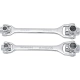 Thorson Tools SAE & Metric Dog Bone Wrench - 2-Pc. Set, Model# 22-402