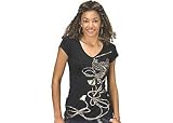 Southpole - Southpole V-Neck Gold Foil Tassel Tee