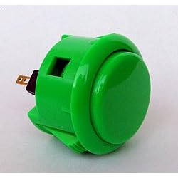 Sanwa OBSF-30 GREEN OEM Arcade Push Button (Mad Catz SF4 Tournament Joystick Compatible)