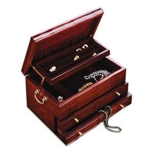 Victoria Mahogany Jewelry Box
