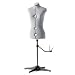 SINGER DF150G Adjustable Dress Form, Gray, Medium