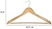 AmazonBasics Wood Suit Hangers - 16 Pack, Maple
