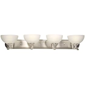 Yosemite Home Decor 1394SN Glacier Point 36-Inch 4-Light Vanity, Satin Nickel by Yosemite Home Decor