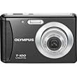 Olympus T-100 - Digital camera - compact - 12.0 Mpix - optical zoom: 3 x - supported memory: SD, SDHC - black