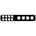 Penn-Elcom R1273/2UK Rack Panel For EP/XLR