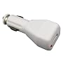 GE 97574 USB Car Charger for Devices with USB Charging Ports (White)