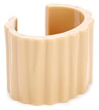 Paige Novick Vail Nude Rippled Resin Cuff