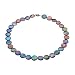 Sterling Silver Black Freshwater Cultured Coin Pearl Necklace - 18''