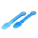 Vital Baby Soft Tip Weaning Spoons (Blue, 5-Pack)