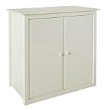 Roxanne Cupboard Hutch (for M5923,M5922, and M5927) In Antique White Finish By Da Vinci Baby Furniture