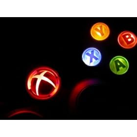 Xbox 360 Controller Mod Set - Ring of Light, X Button, and AXBY Button Mods - Wireless and Wired - Core & Premium