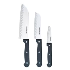 Farberware Traditions Santokus, Set of 3