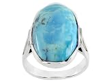 STABILIZED TURQUOISE STERLING SILVER RING