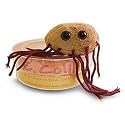 E.Coli Mini Plush in Petri Dish by Giant Microbes