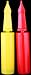 10 Hand Held Air Balloon Pumps Red/Yellow