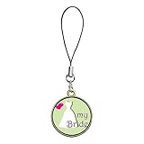 Chicforest Ancient Bronze Retro Style Heart My Bride Photo The Taurus Strap hanging Chain for Phone Cell Phone Charm Dust Plug-Earphone Jack Accessories, Cell Charms, Dust Plug, Ear Jack Universal 3.5mm Anti Dust Earphone Jack Plug Cap for Phone4/4S/5, IPod, IPad, HTC, Samsung