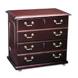Governors Series Two-Drawer Lateral File, Mahogany, 32w x 20d x 30h (DMI7350152)