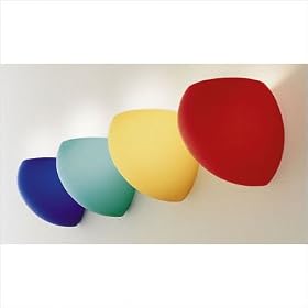 Golf P1 Wall Light Bulb Type: Mini Candelabra Base, Shade Color: Gloss Orange by Leucos