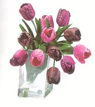 Stunning Tulips in Glass Vase