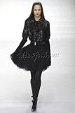 $5990 New VALENTINO Black Silk Diamante Party Skirt 8