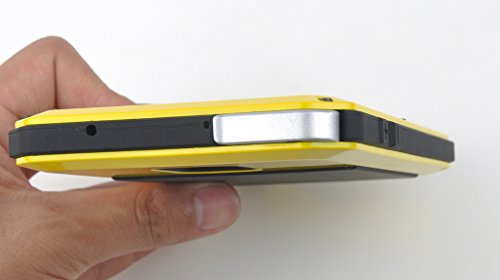 Galaxy Note 4 Case, COMC Galaxy Note 4 Metal case [Science Hybrid Premium Metal] Full-Body Aluminum Structures with Silicone - Extreme Water Resistant Dust/Dirt Shockproof / Dust Proof Military Heavy Screen Protector - Hard Aluminum Dual Layer Protective Case for Samsung Galaxy Note 4 / N9100 / N9108 (Yellow)