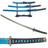 3pc OCEAN BLUE KATANA SET