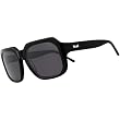 Vestal Railways Adult Hand Formed Acetate Sports Sunglasses - Polished Black/Gray/Brushed Gun Metal