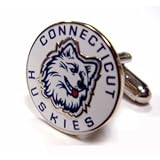 Connecticut Huskies NCAA Logo d Executive Cufflinks w/ Jewelry Box by Cuff Links
