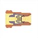 Reverse Flow Check Valves for Torches & Regulators Type: Gas Fuel Gas (Methane), Oxygen (part# 0690-0011)
