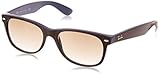 Ray Ban RB2132 Wayfarer Sunglasses-874/51 Brown/Blue Frame/Crystal Brown Gradient Lens-55mm