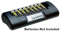 Maha Powerex MH-C801D Eight Cell 1-Hr PRO AA/AAA Charger