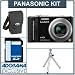 Panasonic Lumix DMC-ZS7K Digital Camera Kit - Black - with 4GB SD Memory Card, Camera Case, Table Top Tripod