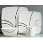 Melamingeschirr 17 Teile Zen design incl. gro�e Salatsch�ssel