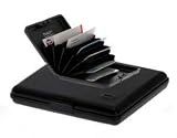 Ogon RFID Aluminum Large Smooth Wallet (Black)