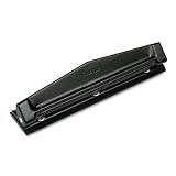 MASTER PRODUCTS MFG. CO. / MAT30FB / Ten-sheet three-hole punch, 9/32 dia. hole, steel, black / Sold as 1 EA