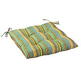 Universal Replacement Patio Chair Cushion (20-1/2" x 20" x 3") - Carribean Multi Stripe - Improvements