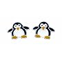 TF niedliche, lackierte Pinguin-Ohrstecker, Sterli&hellip von TF
