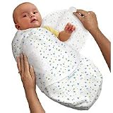 Kiddopotamus Dot Swaddle Me Wrap - Blue
