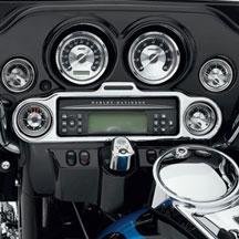 H D Radio and Gauge Faceplate Trim 74612 06 H-D Radio and Gauge Faceplate Trim 74612-06